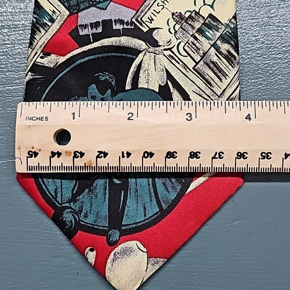 Mens bowling‎ tie by Rene' Chagal. HAND, MADE. 4